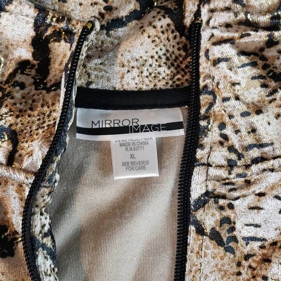 Mirror Image 2 Pc Animal Print Lounge Set SIZE XL - Picture 3 of 14